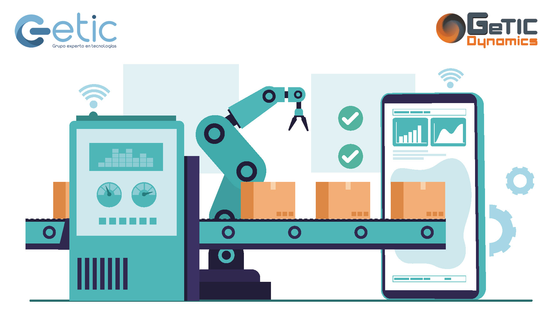 Cabecera ERP especializado en el sector industrial